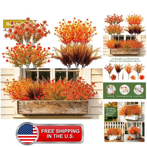 Artificial fall mums flowers - fall, &