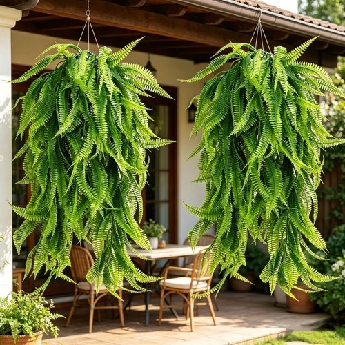 2pc artificial hanging plant - 2pc,