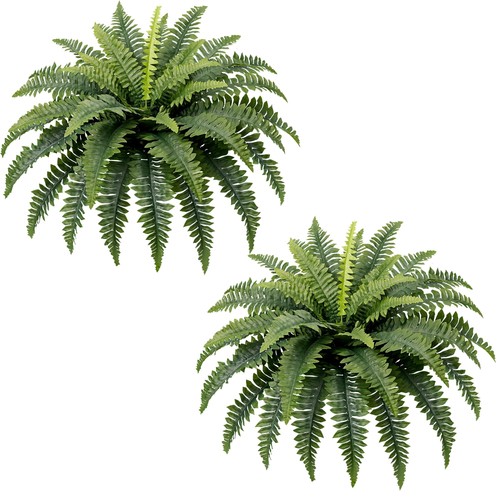 Fake ferns 35in large - fake, ferns,